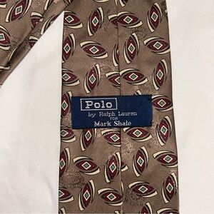 Polo by Ralph Lauren Brown Patterned Men's Tie